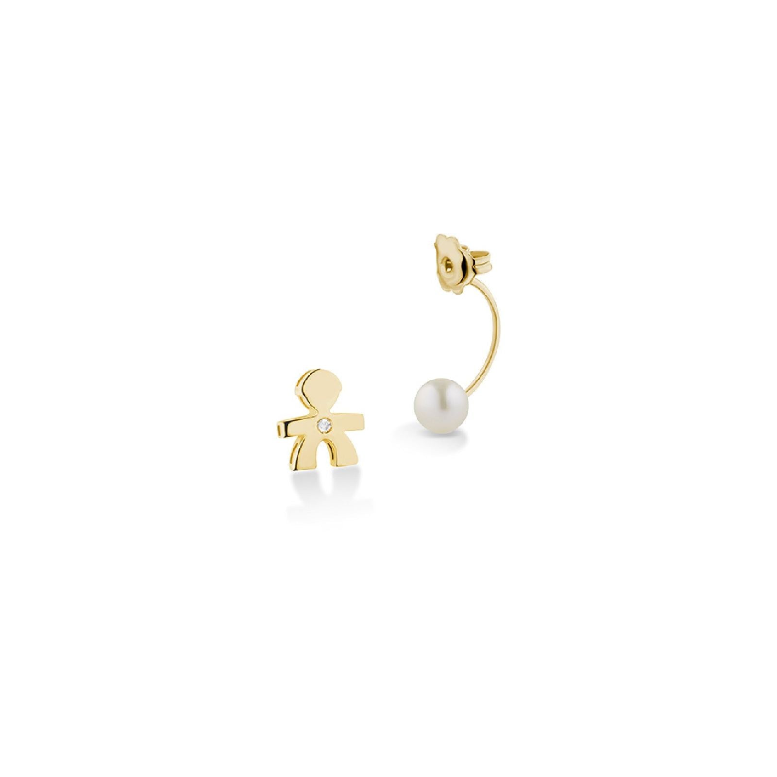 Mono orecchino leBebé Le Perle da donna Orecchini in oro giallo LBB812 LBB812-2