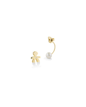 Mono orecchino leBebé Le Perle da donna Orecchini in oro giallo LBB812