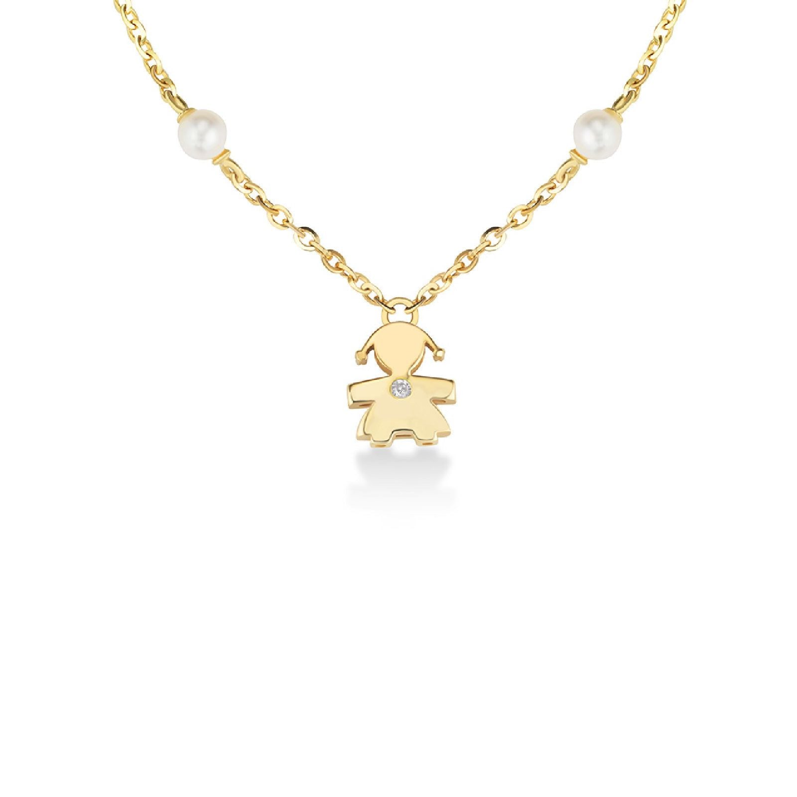 Collana leBebé Le Perle da donna in oro giallo LBB831 LBB831-1