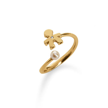 Anello leBebé Le Perle da donna in oro giallo LBB834-13-1