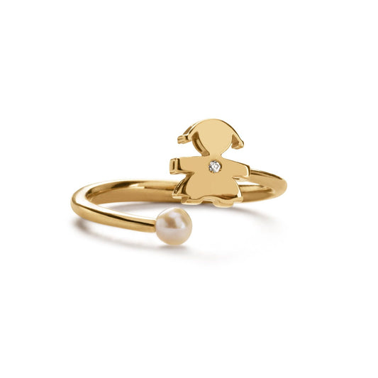 Anello leBebé Le Perle da donna in oro giallo LBB835-2