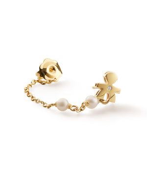 Mono orecchino leBebé Le Perle da donna Orecchini in oro giallo LBB838