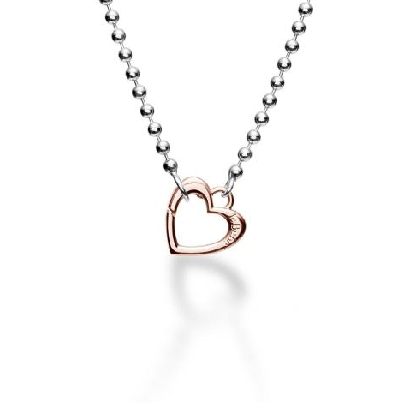 Collana leBebé Lock Your Love da donna in oro rosa e argento 925 LBBR163-1