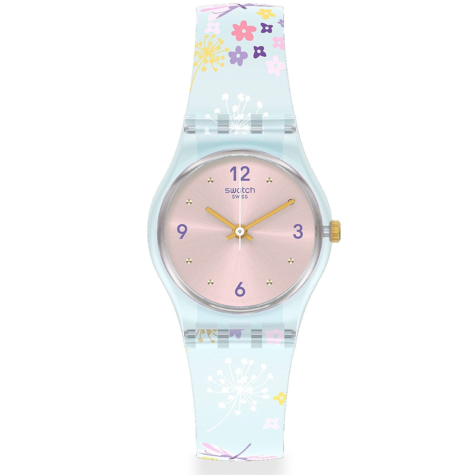 Orologio solo tempo Swatch Lovely Garden da bambina LL124-1