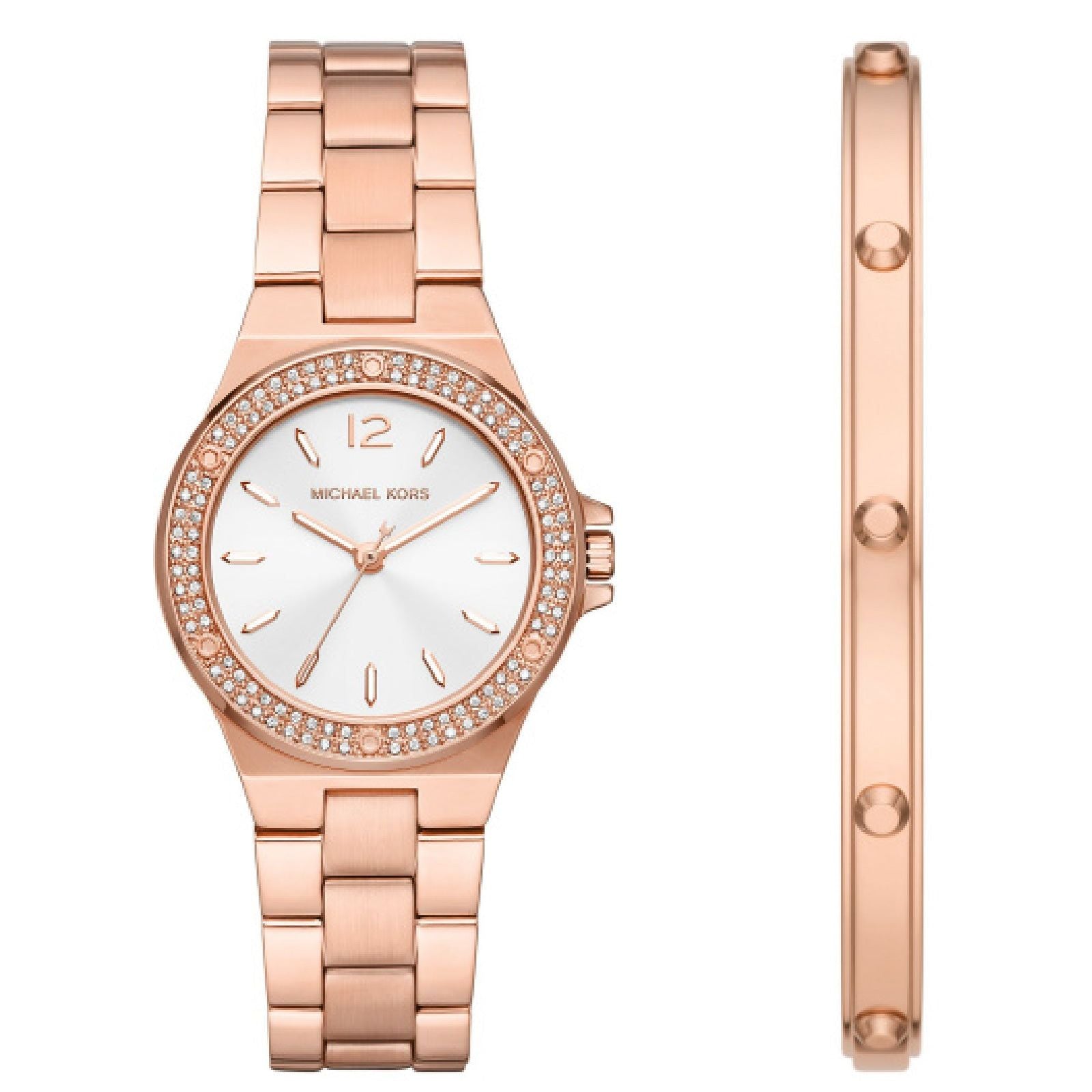 Cofanetto orologio solo tempo Michael Kors Lennox da donna MK1073SET-1