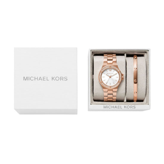 Cofanetto orologio solo tempo Michael Kors Lennox da donna MK1073SET-4