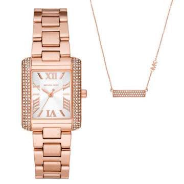 Cofanetto orologio solo tempo Michael Kors Emery da donna MK1074SET-1