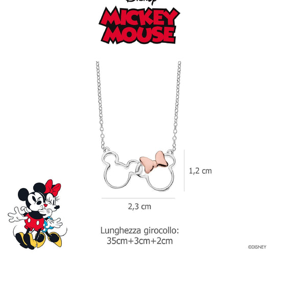 Collana Disney Preziosi Mickey Mouse da donna e da bambina NS00004TL-157-CS-2