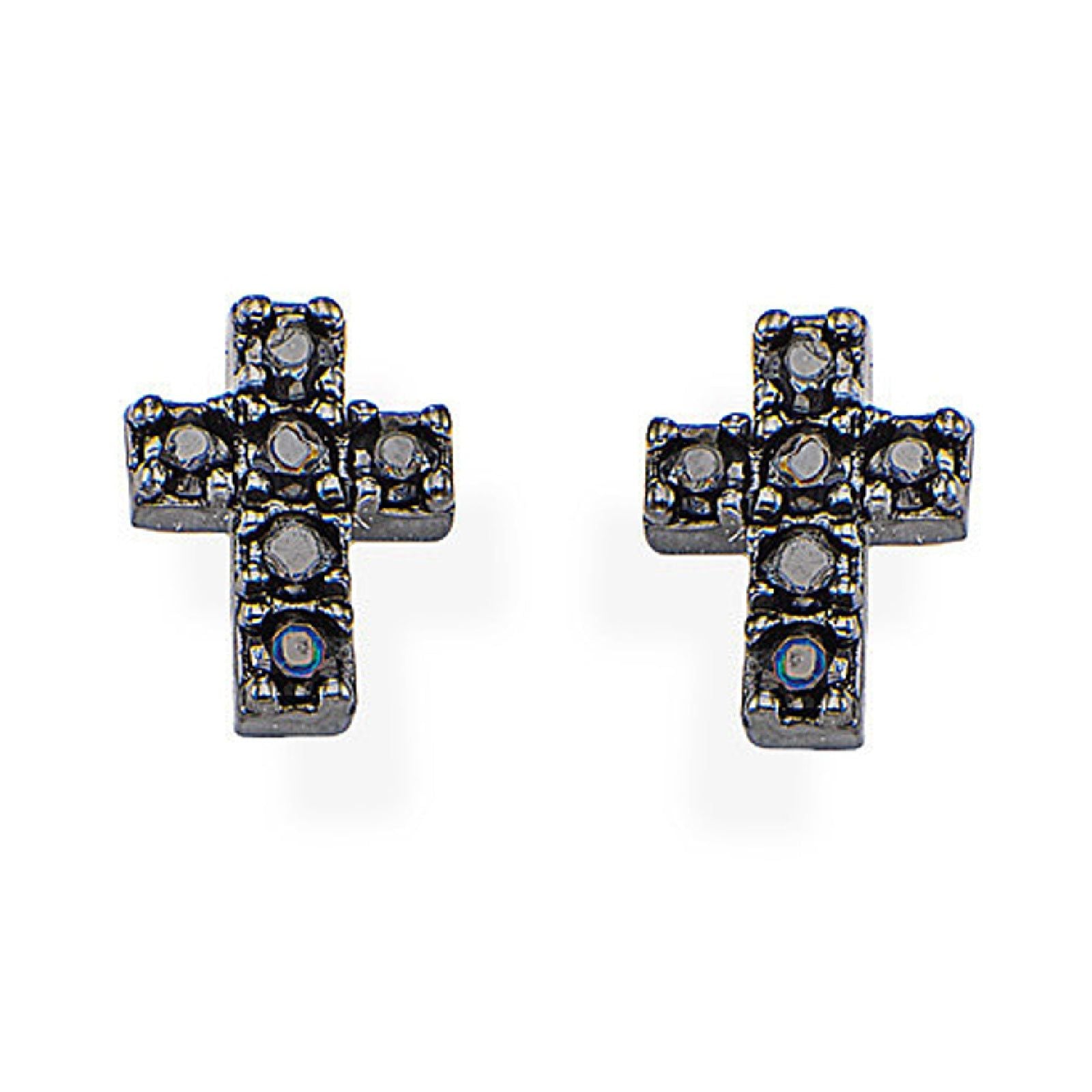 Orecchini Uomo E Donna In Argento Sterling 925 Con Turchese – Forma A Croce Nera E Quadrato, Gioielli Etnici Occidentali, Regalo In Confezione Regalo