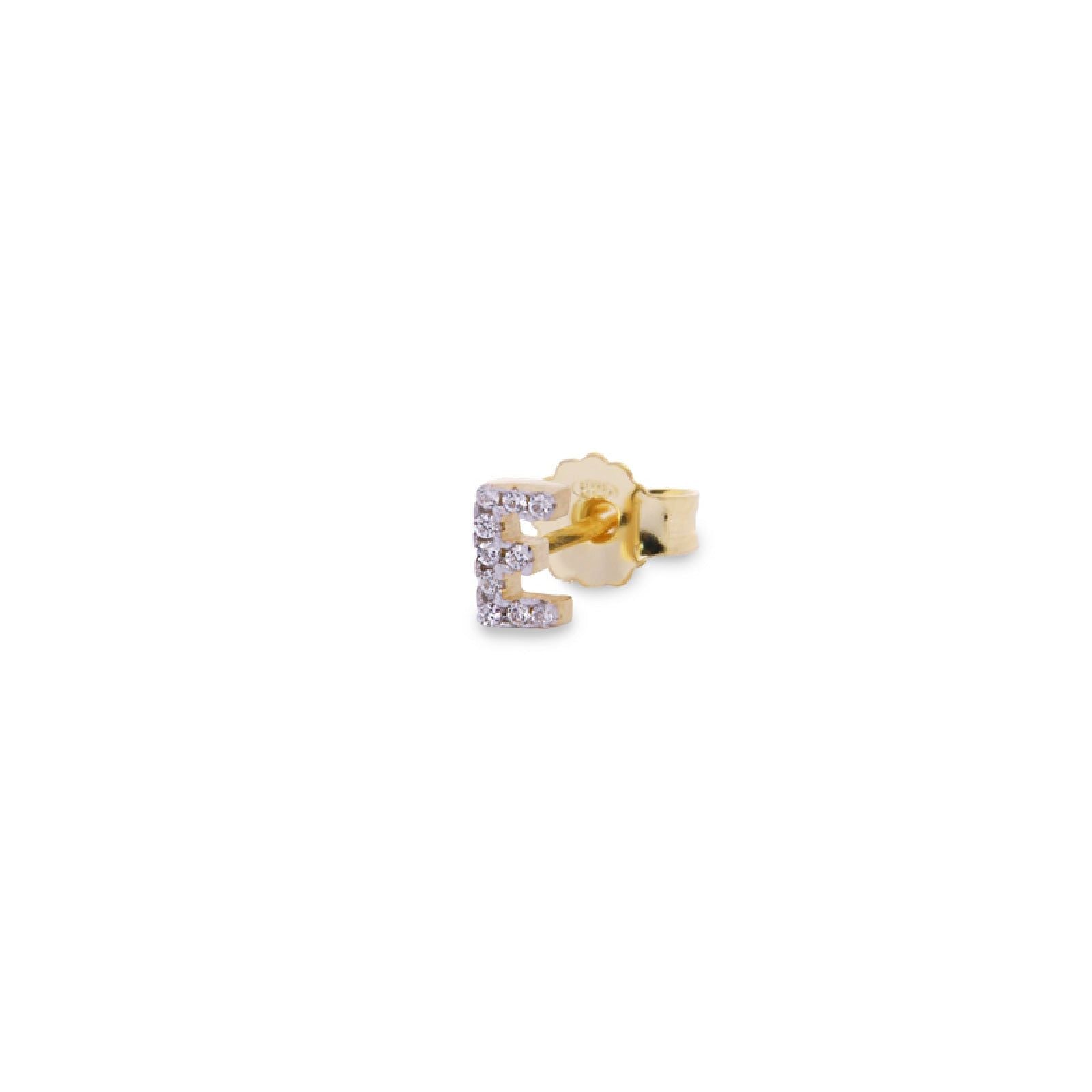 Mono Orecchino Rue Des Mille Stardust Classic da donna ORZ-011-LOB-INIZ-AU-E-1