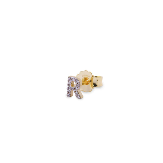 Mono Orecchino Rue Des Mille Stardust Classic da donna ORZ-011-LOB-INIZ-AU-R-1