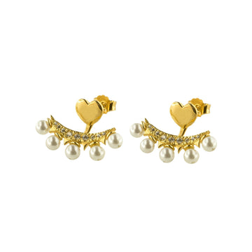 Orecchini Rue Des Mille Starball da donna ORZ-012-M4-PE-AU-1