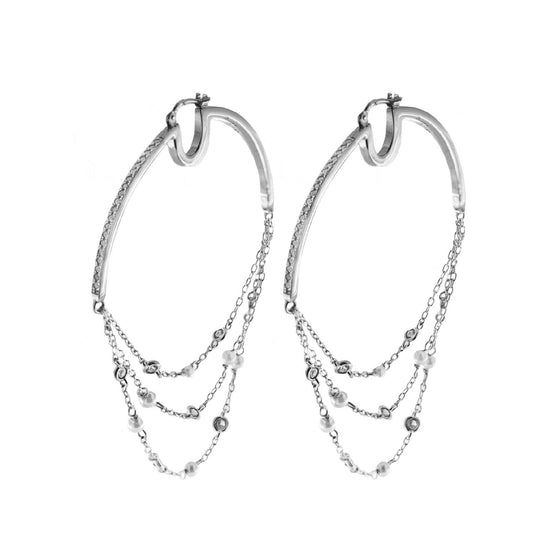 Orecchini Rue Des Mille Galactica Ice da donna ORZ-013-M6-RH-1