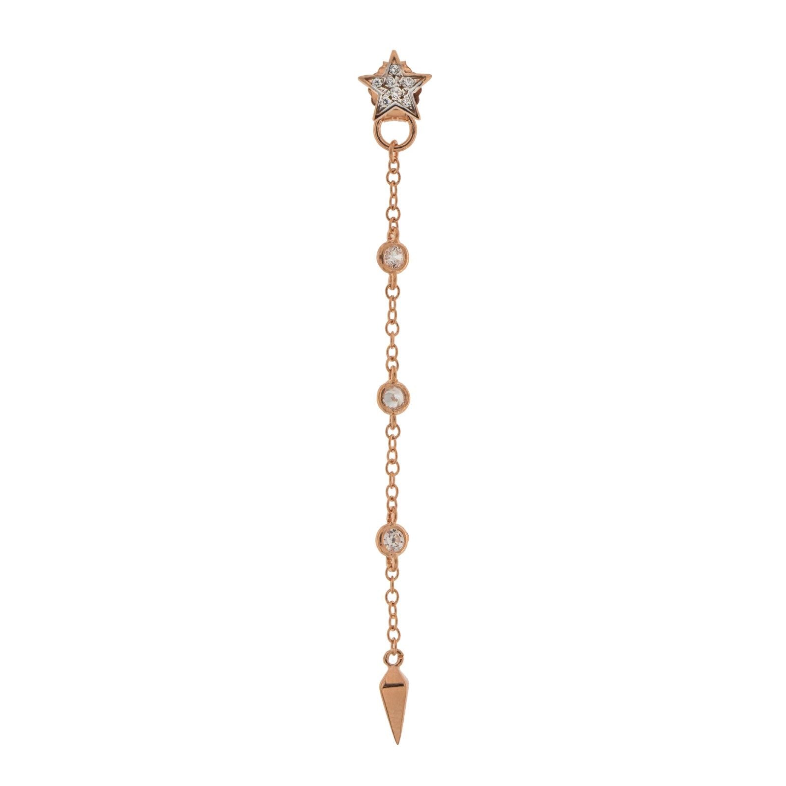 Mono orecchino Rue Des Mille Stardust Tribe da donna ORZ-CAT-LAN-1
