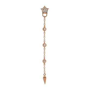 Mono orecchino Rue Des Mille Stardust Tribe da donna ORZ-CAT-LAN-1