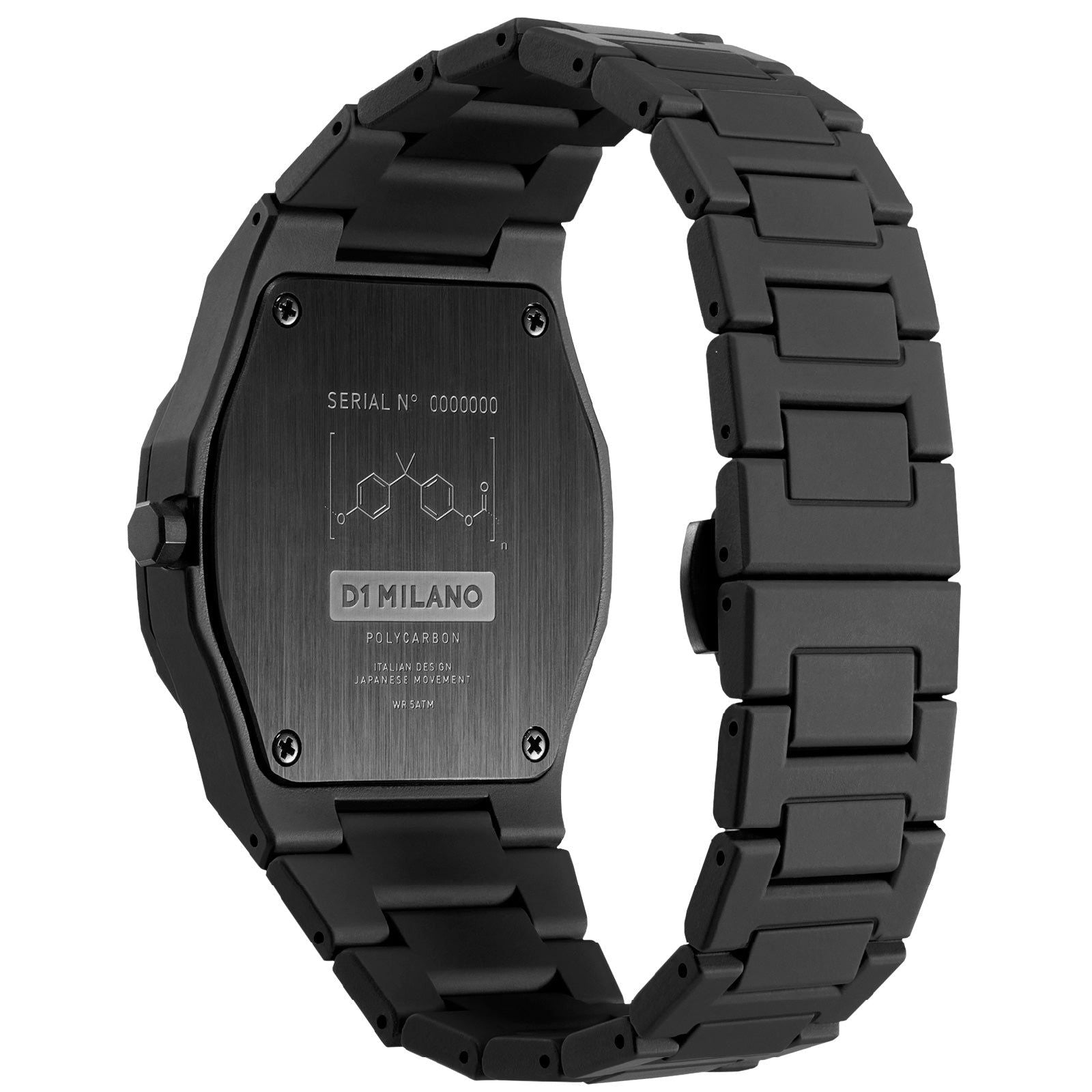 Orologio solo tempo D1 Milano Polycarbon unisex PCBJ10-3