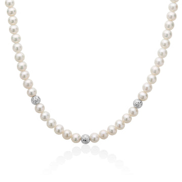 Collana Miluna Perle Boule e Fantasia da donna PCL4982BV-1