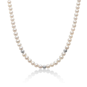 Collana Miluna Perle Boule e Fantasia da donna PCL6111-1