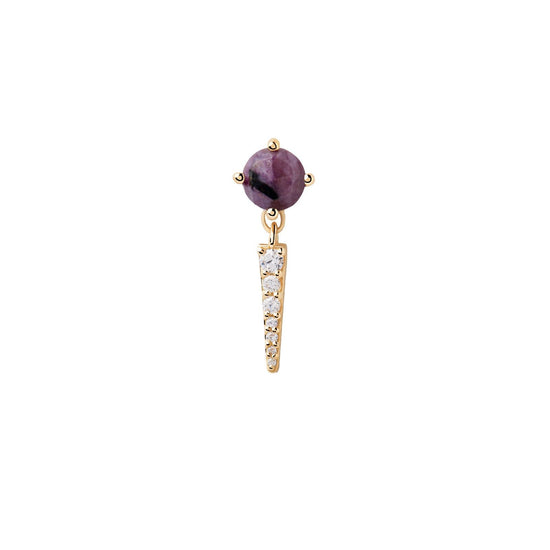 Mono orecchino PDPAOLA Gemstones Piercing da donna PG01-720-U-1