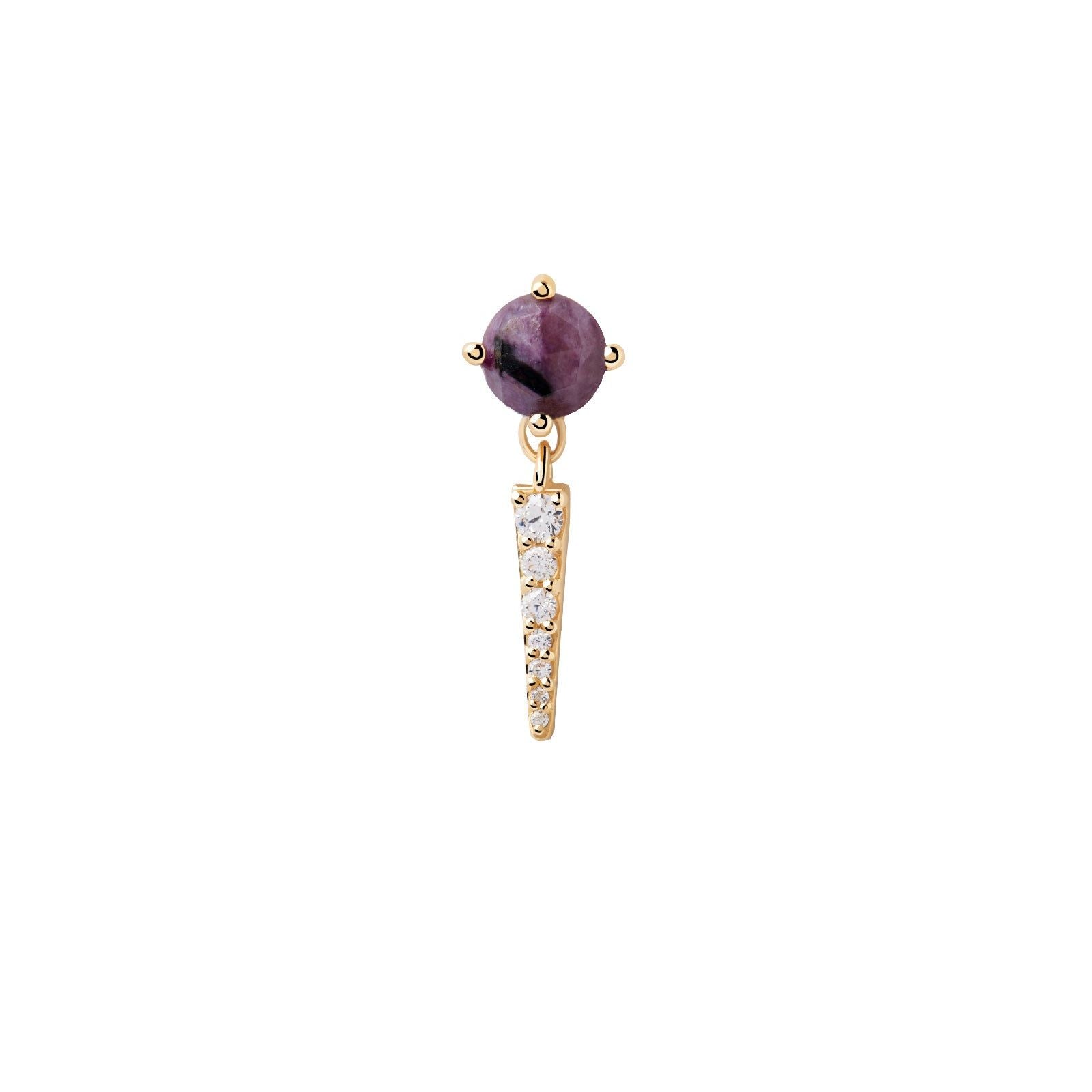 Mono orecchino PDPAOLA Gemstones Piercing da donna PG01-720-U-1