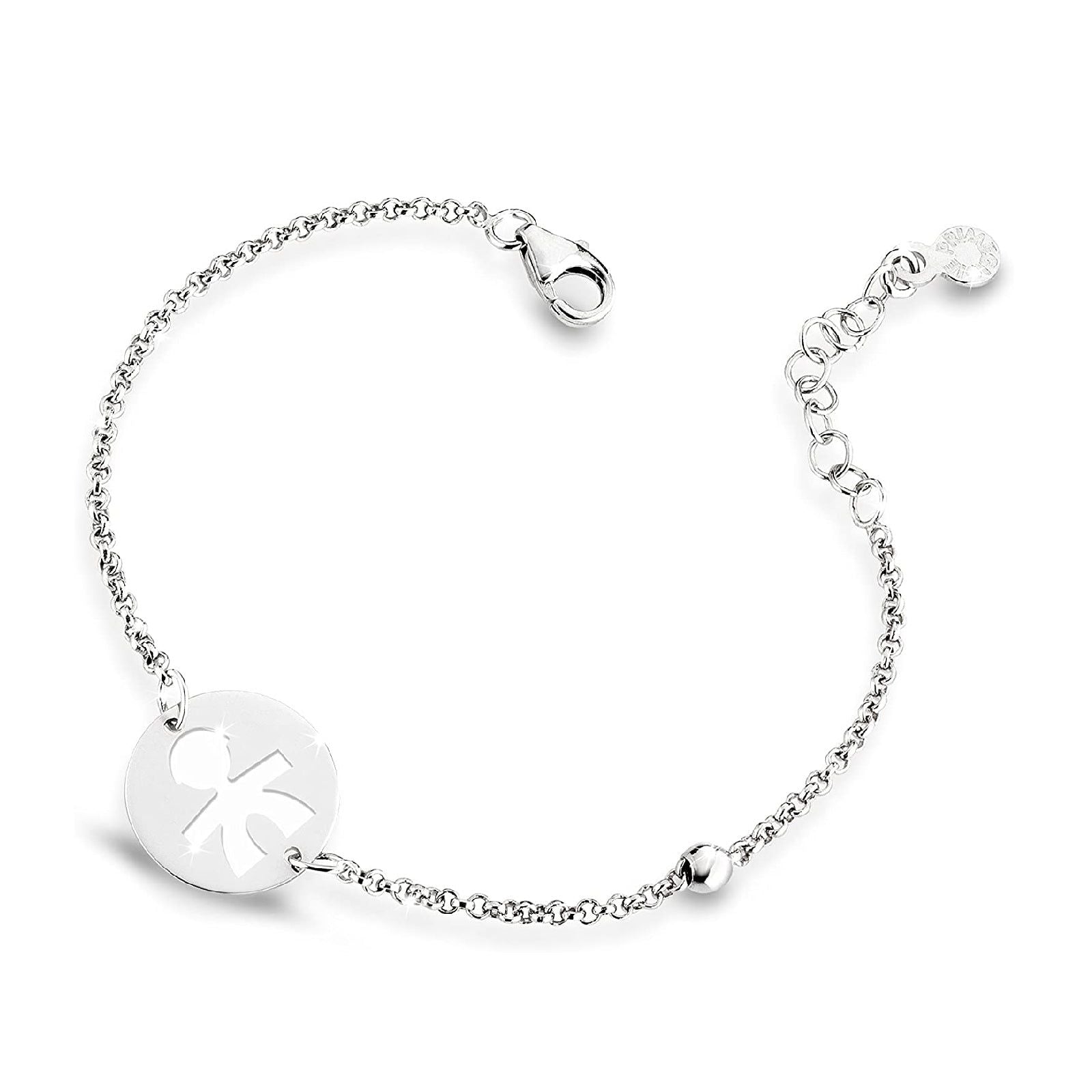 Bracciale leBebè Primegioie da bambino in oro bianco PMG022-1