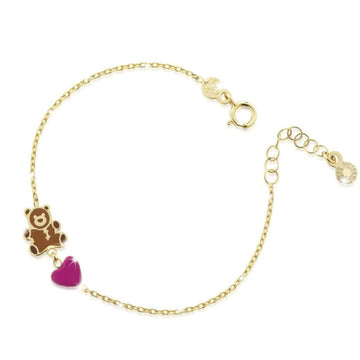 Bracciale leBebé Primegioie da bambina in oro giallo PMG072-1