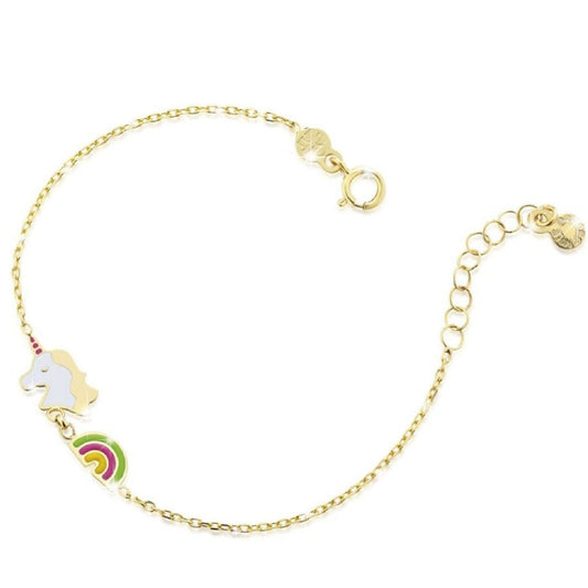 Bracciale leBebé Primegioie da bambina in oro giallo PMG073-1