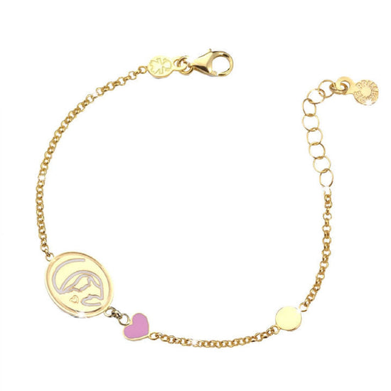 Bracciale leBebé Primegioie da bambina in oro giallo PMG085-1