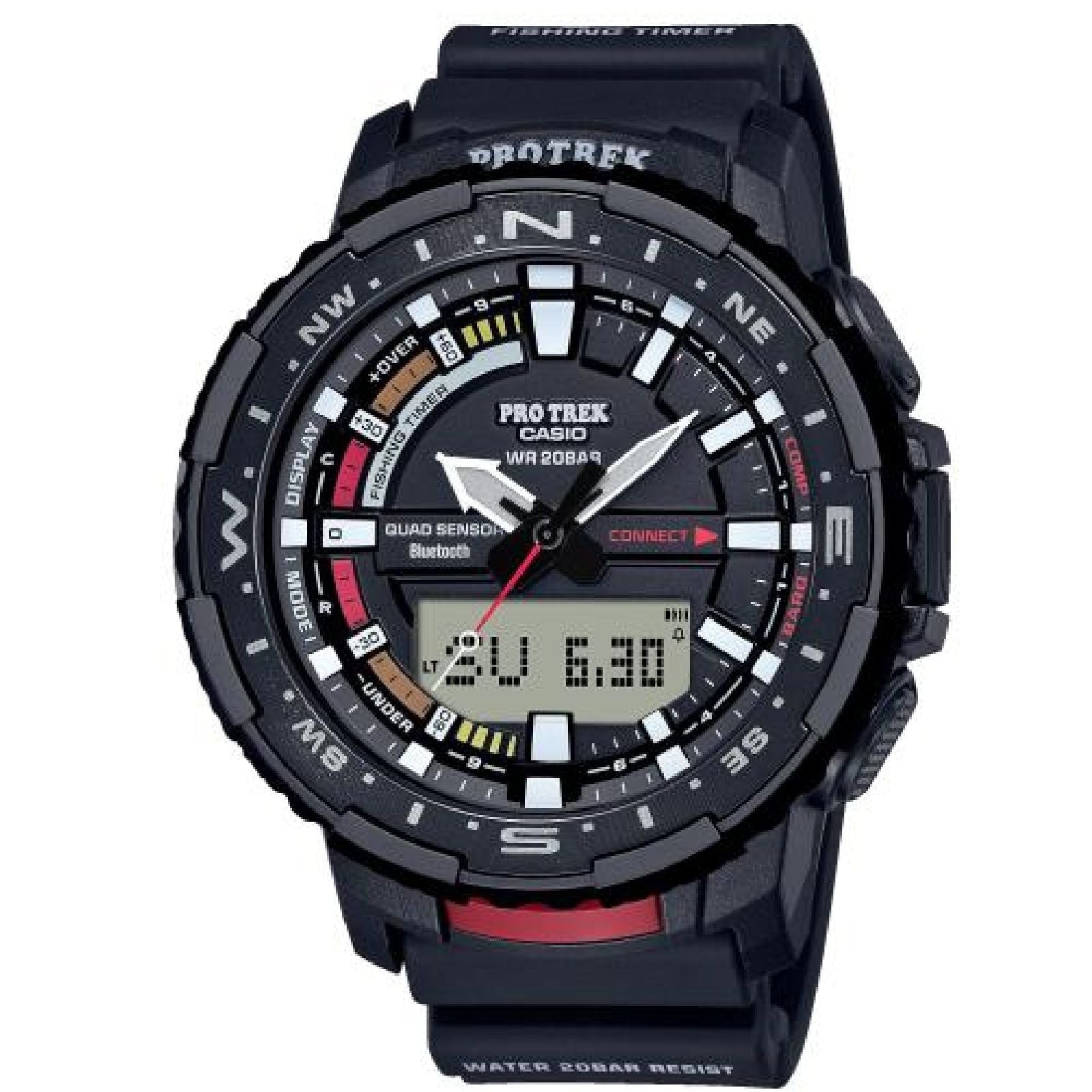 Orologio digitale e analogico Casio Pro Trek da uomo PRT-B70-1ER-1