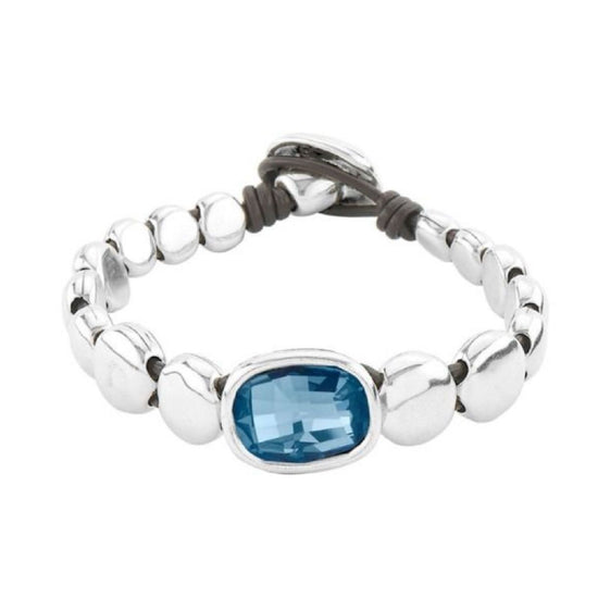 Bracciale Uno de 50 Ecstasy da donna PUL2015AZUMTL0M-1