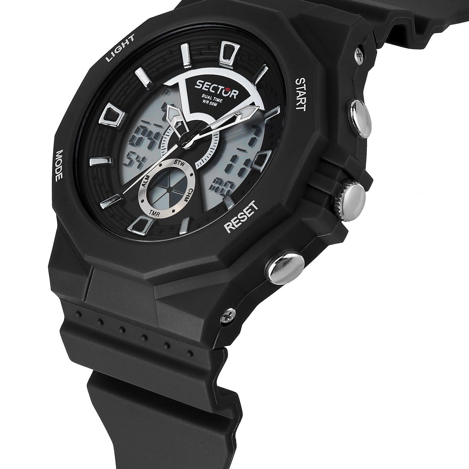Orologio digitale Sector Ex-41 da uomo R3251237001-2