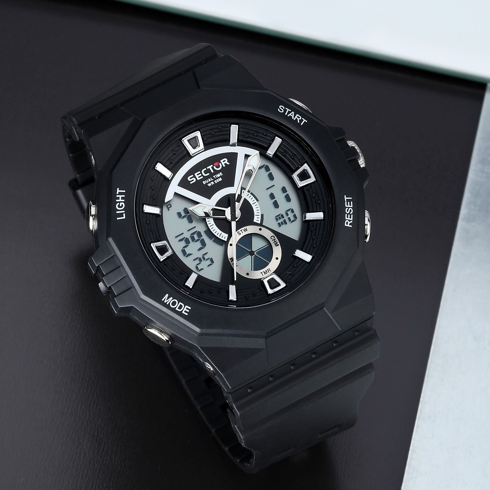 Orologio digitale Sector Ex-41 da uomo R3251237001-3