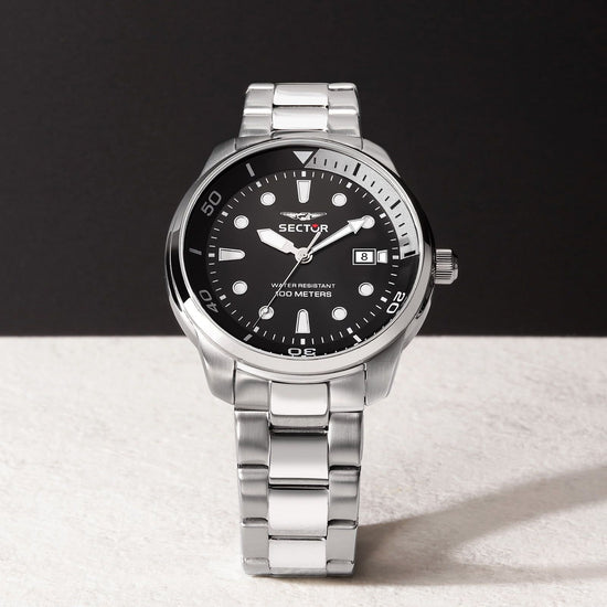 Orologio solo tempo Sector Oversize da uomo R3253102028-5