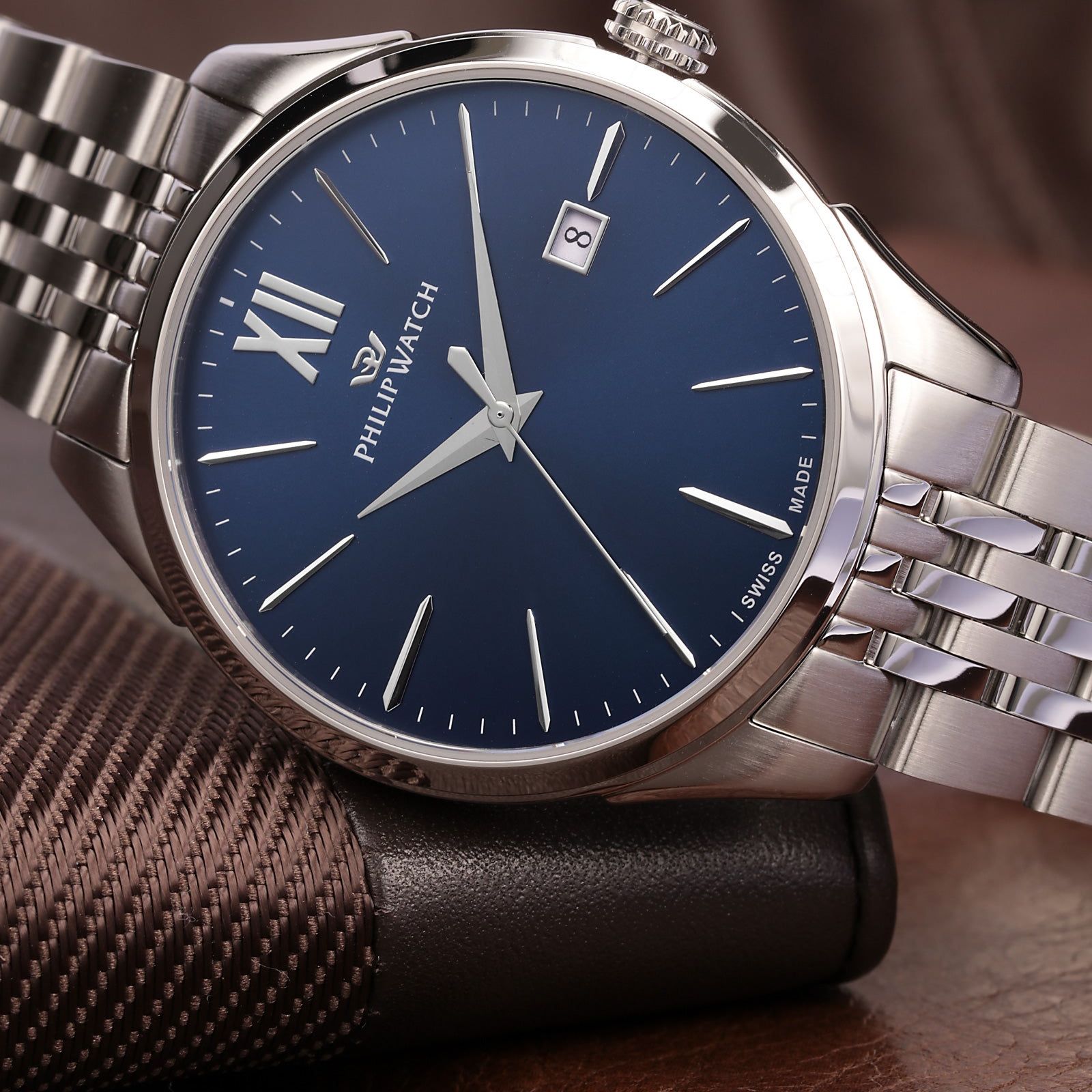 Orologio solo tempo Philip Watch Roma da uomo R8253217002-5
