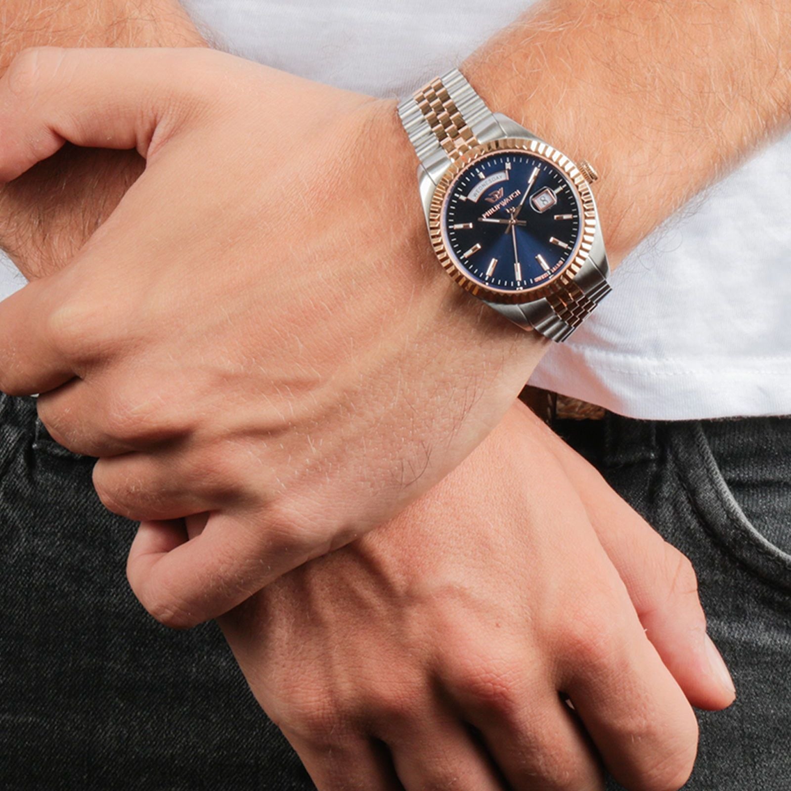 Orologio solo tempo Philip Watch Caribe da uomo R8253597057-3