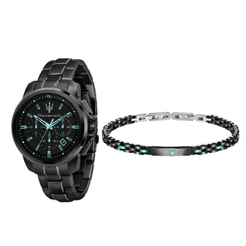 Orologio crono Maserati Aqua Edition da uomo R8873644004-1