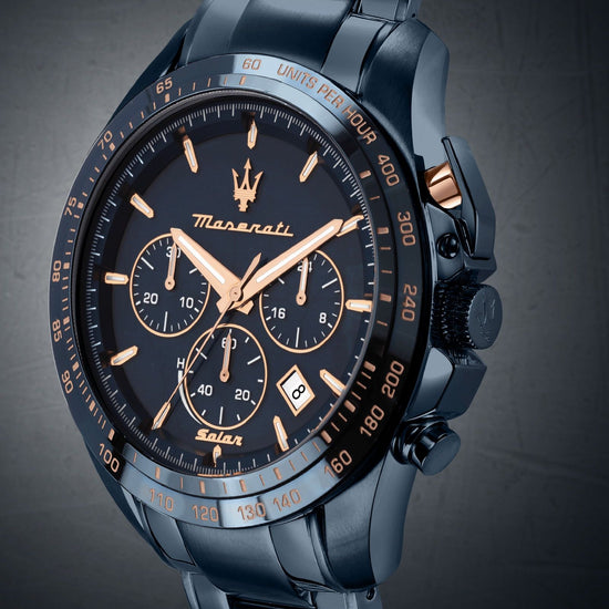 Orologio cronografo Maserati Solar Blue da uomo R8873649001-4