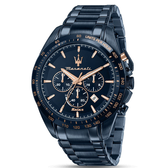 Orologio cronografo Maserati Solar Blue da uomo R8873649002-1