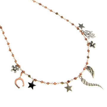 Collana Maman et Sophie Pietre Dure e Semipreziose da donna RPELAFO-1