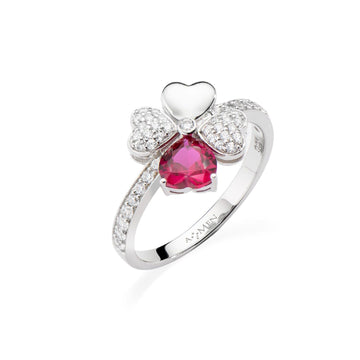 Anello Amen Quadricuore da donna RQUBR-14-1