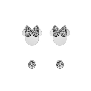 Set di orecchini Disney Preziosi Mickey and Minnie da donna e da bambina S600149RWL-B-CS-1