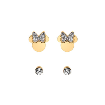 Set di orecchini Disney Preziosi Mickey and Minnie da donna e da bambina S600149YRWL-B-CS-1