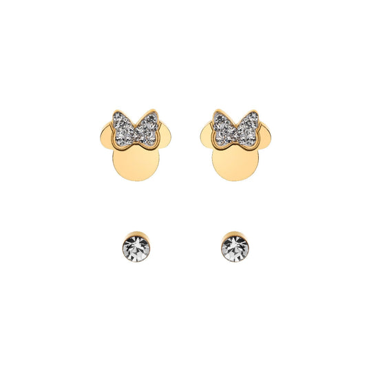 Set di orecchini Disney Preziosi Mickey and Minnie da donna e da bambina S600149YRWL-B-CS-1