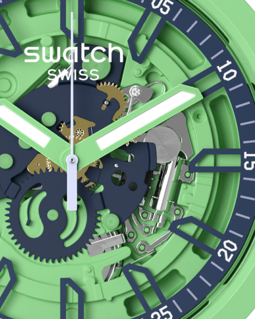 Orologio solo tempo Swatch Monthly Drops da uomo