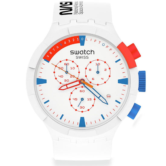 Orologio crono Swatch Space Collection da uomo SB04Z400-1