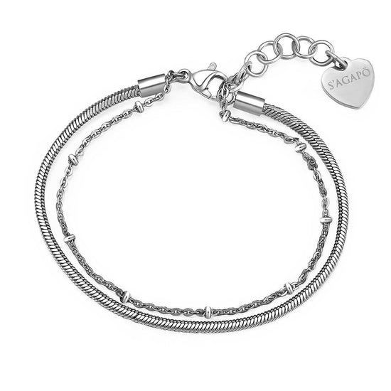 Bracciale S'agapõ Chunky da donna SHK23-1