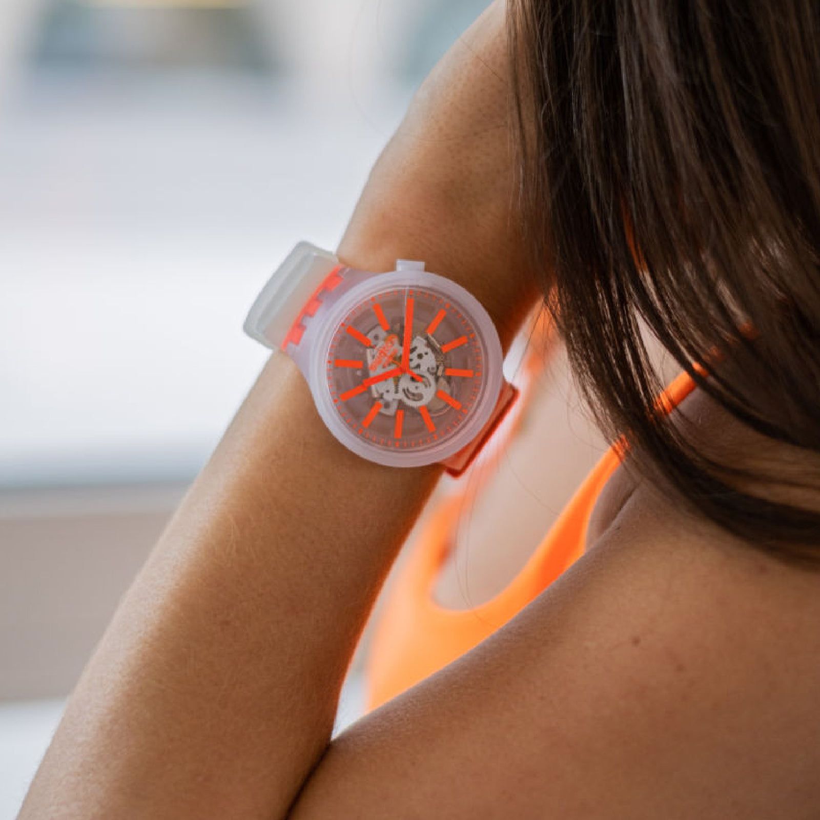 Orologio Solo tempo Swatch Big Bold Jelly unisex SO27E102-3