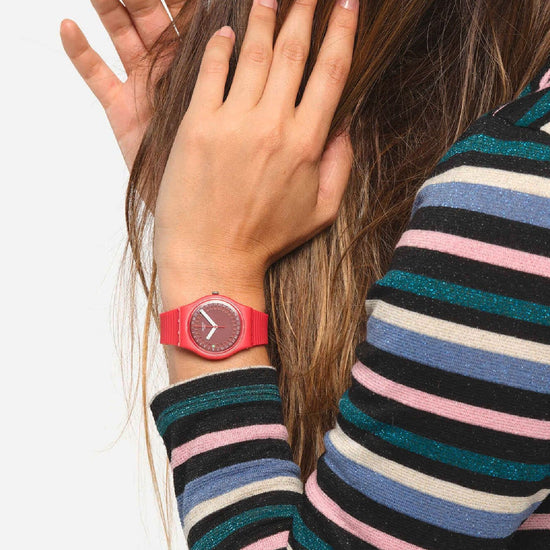 Orologio solo tempo Swatch The October Collection unisex SO28R400-5