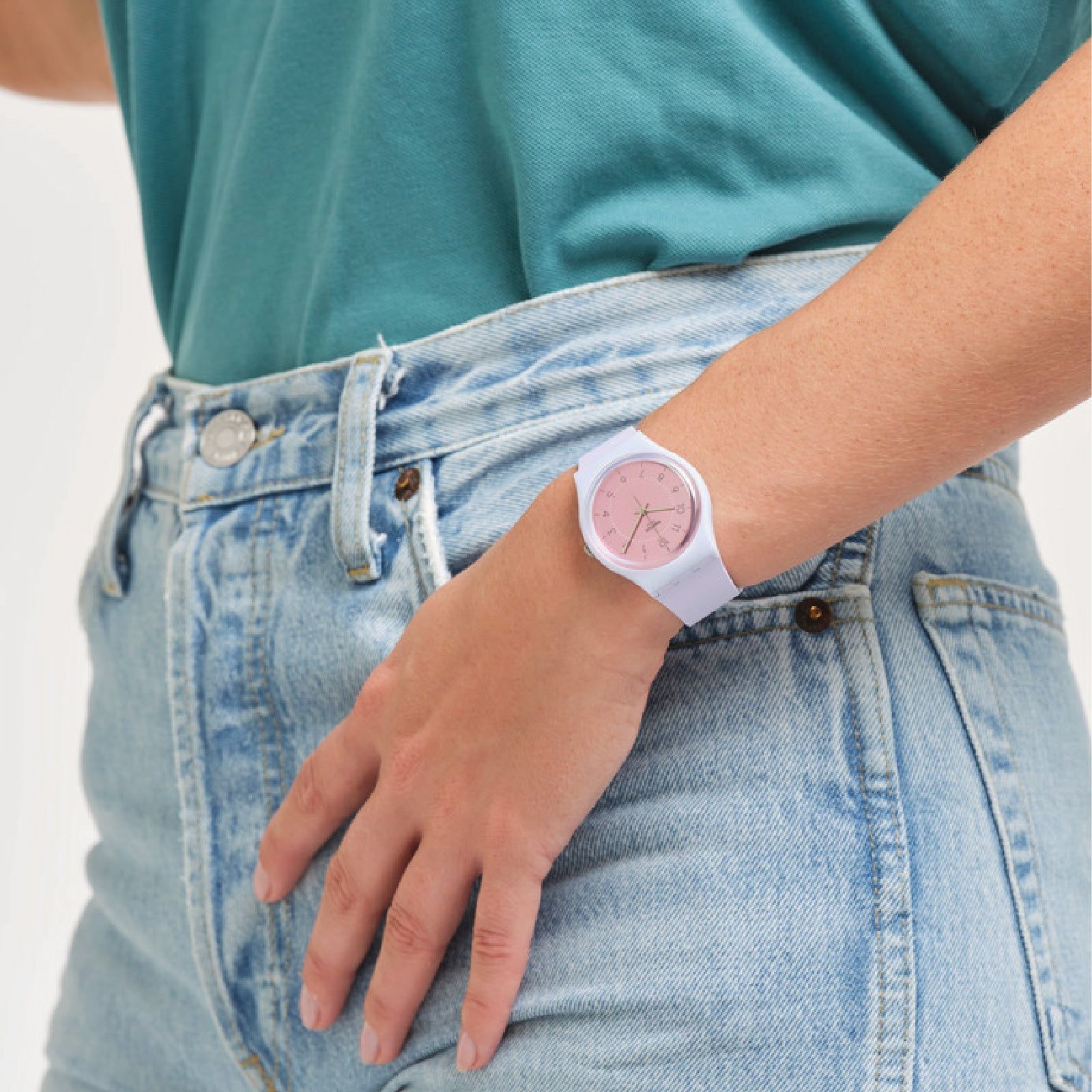 Orologio solo tempo Swatch Monthly Drops da donna SO28V100-3