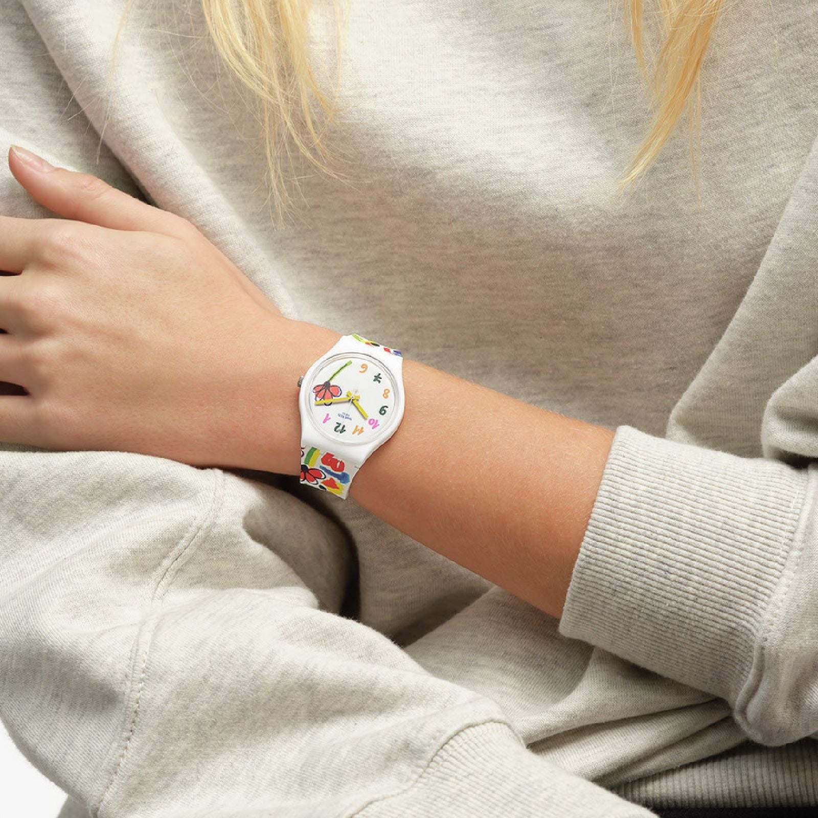 Orologio solo tempo Swatch The March Collection da donna SO28W108-3
